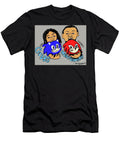 Detroit Lions David Montgomery and Sonic Knuckles NFL Football Digital Grey Version Geraldine Myszenski T-Shirt
