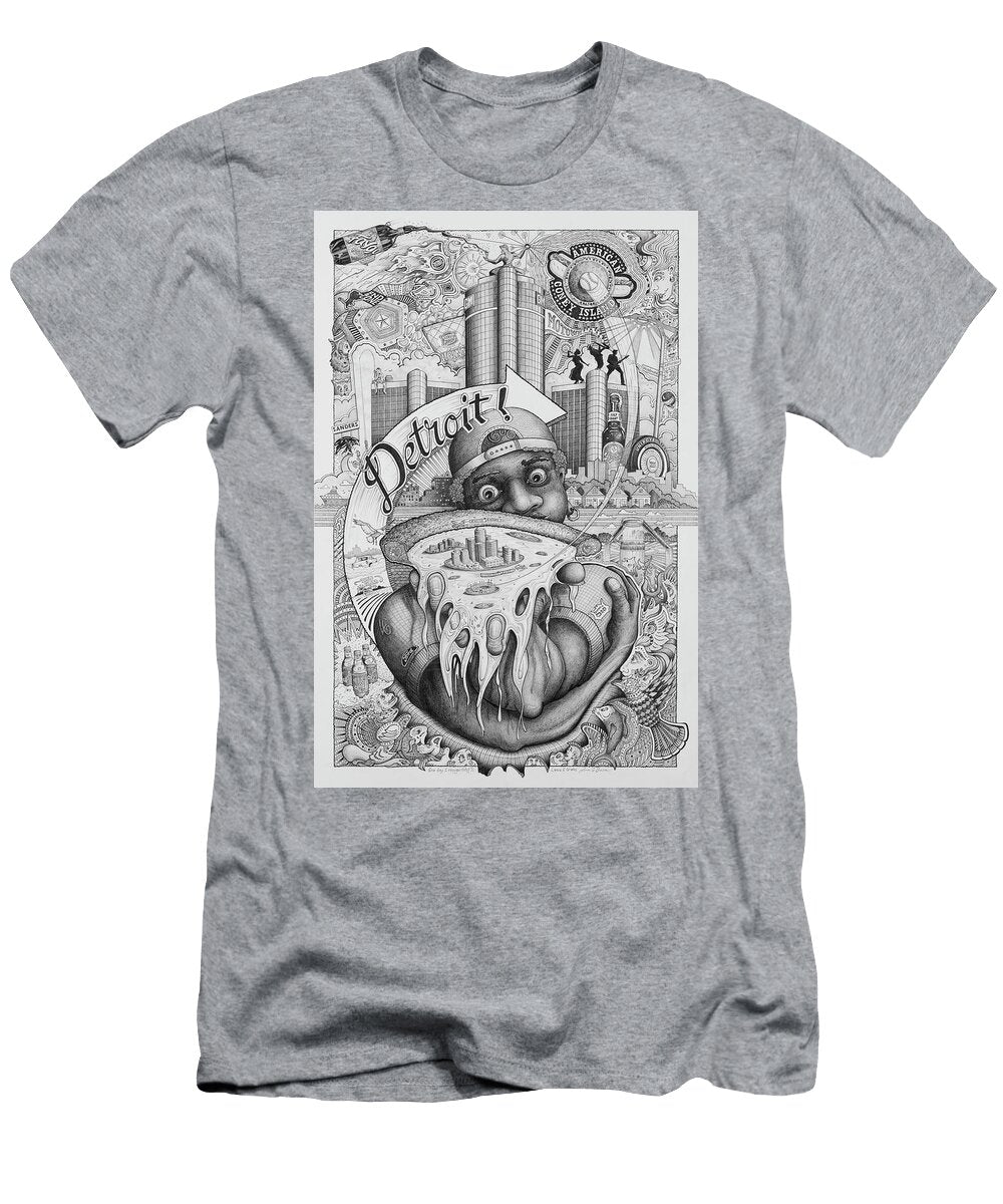 Detroit My Home Town Lance Graves T-Shirt