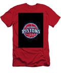 Detroit Pistons Basketball NBA Logo Symbol Erwin Saputra T-Shirt