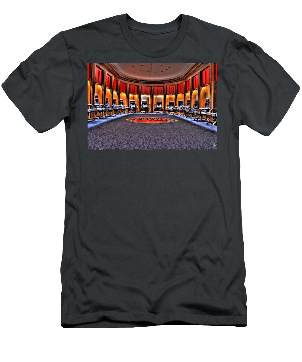 Detroit Pistons Locker Room Auburn Hills Mi Nicholas Grunas T-Shirt