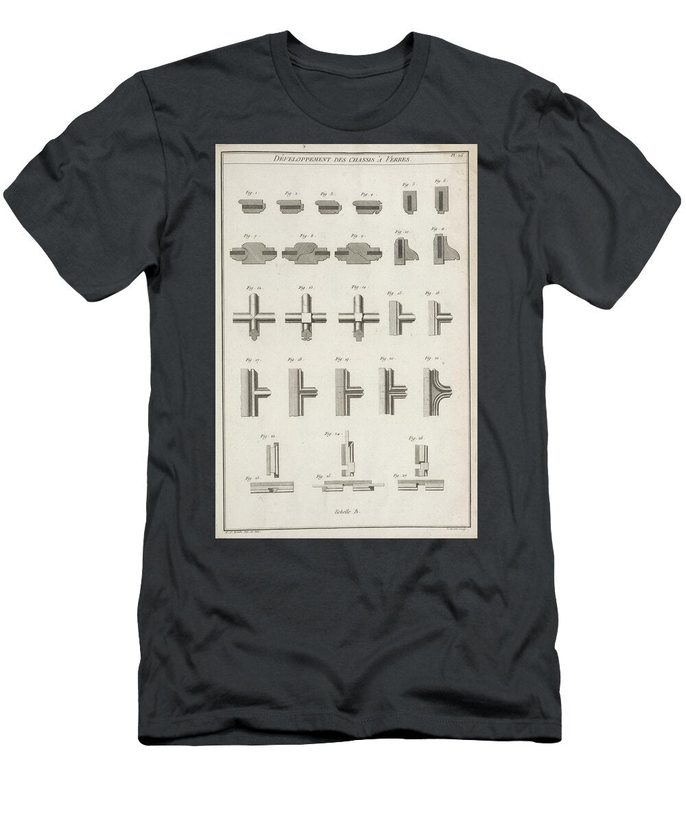 Developpement Des Chassis a Verres Andre Jacob Roubo T-Shirt