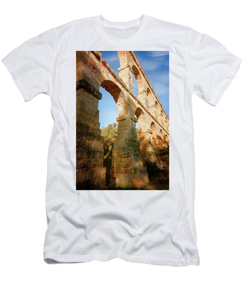 Devils Bridge Tarragona Spain Iii Joan Carroll T-Shirt