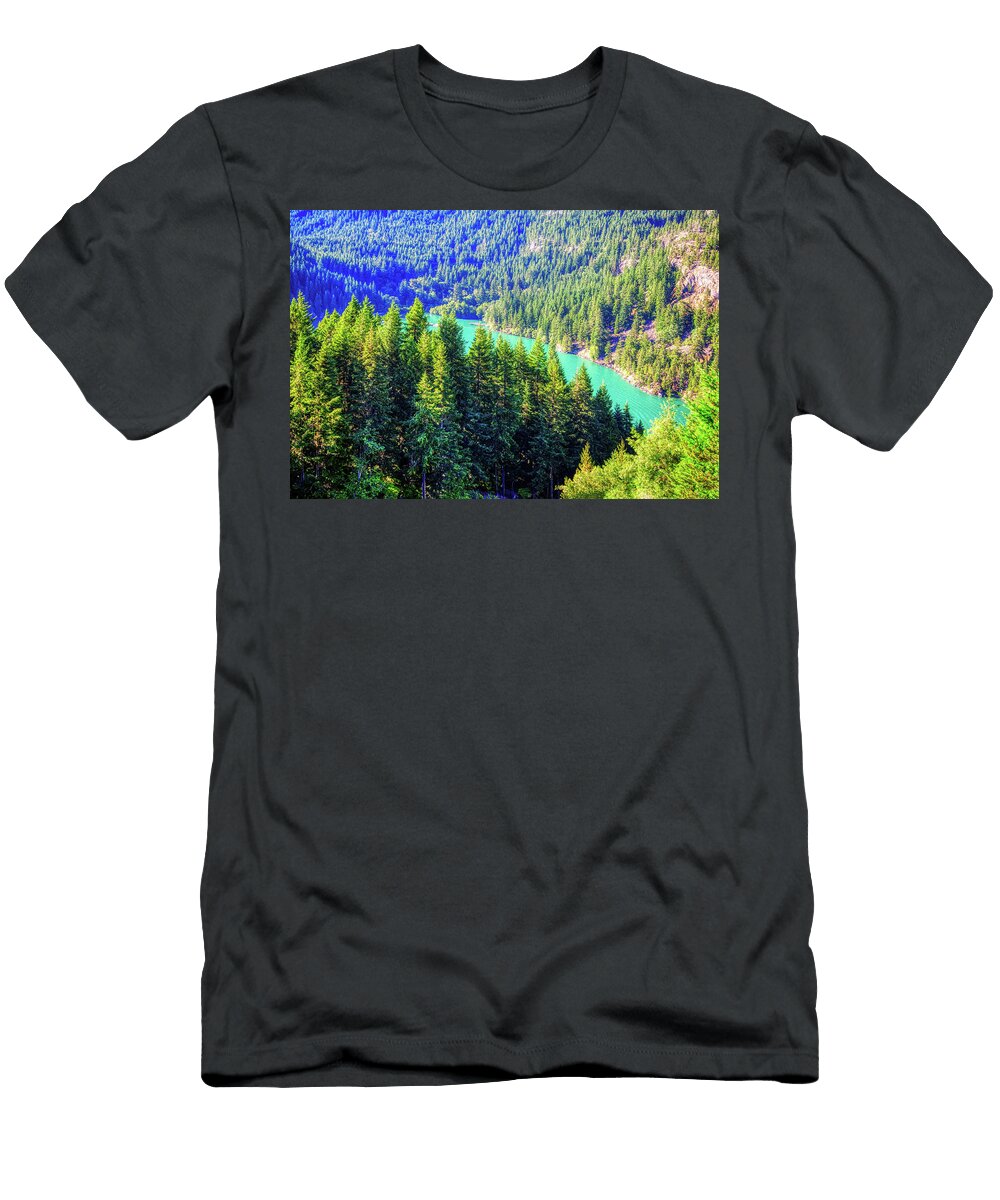 Diablo Lake Cascades Mountains Tatiana Travelways T-Shirt