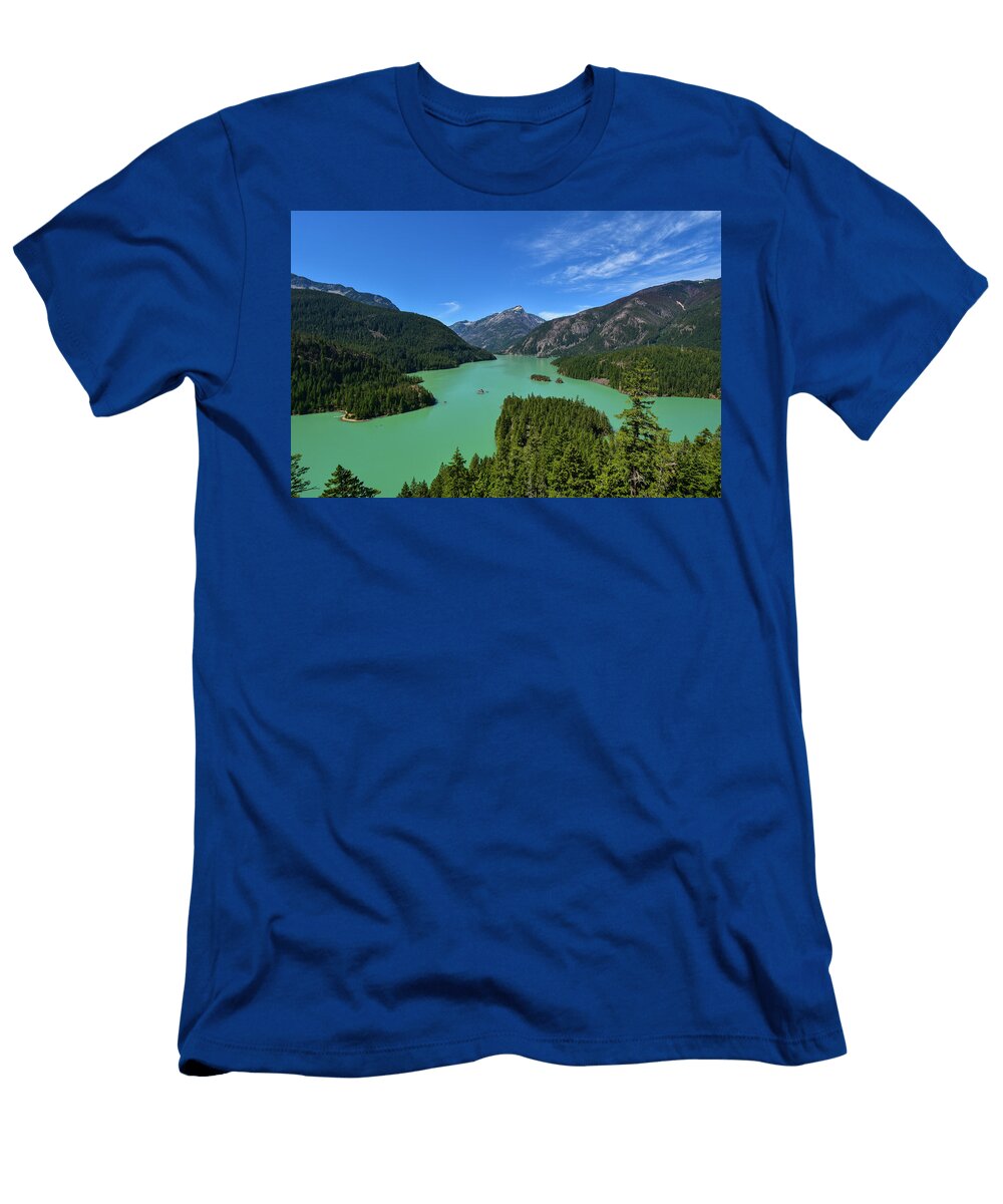 Diablo Lake in North Cascades National Park Peter Bowman T-Shirt
