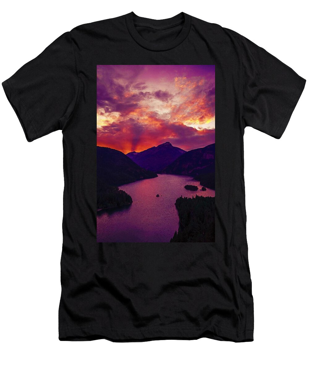Diablo Lake United States Celestial Images T-Shirt