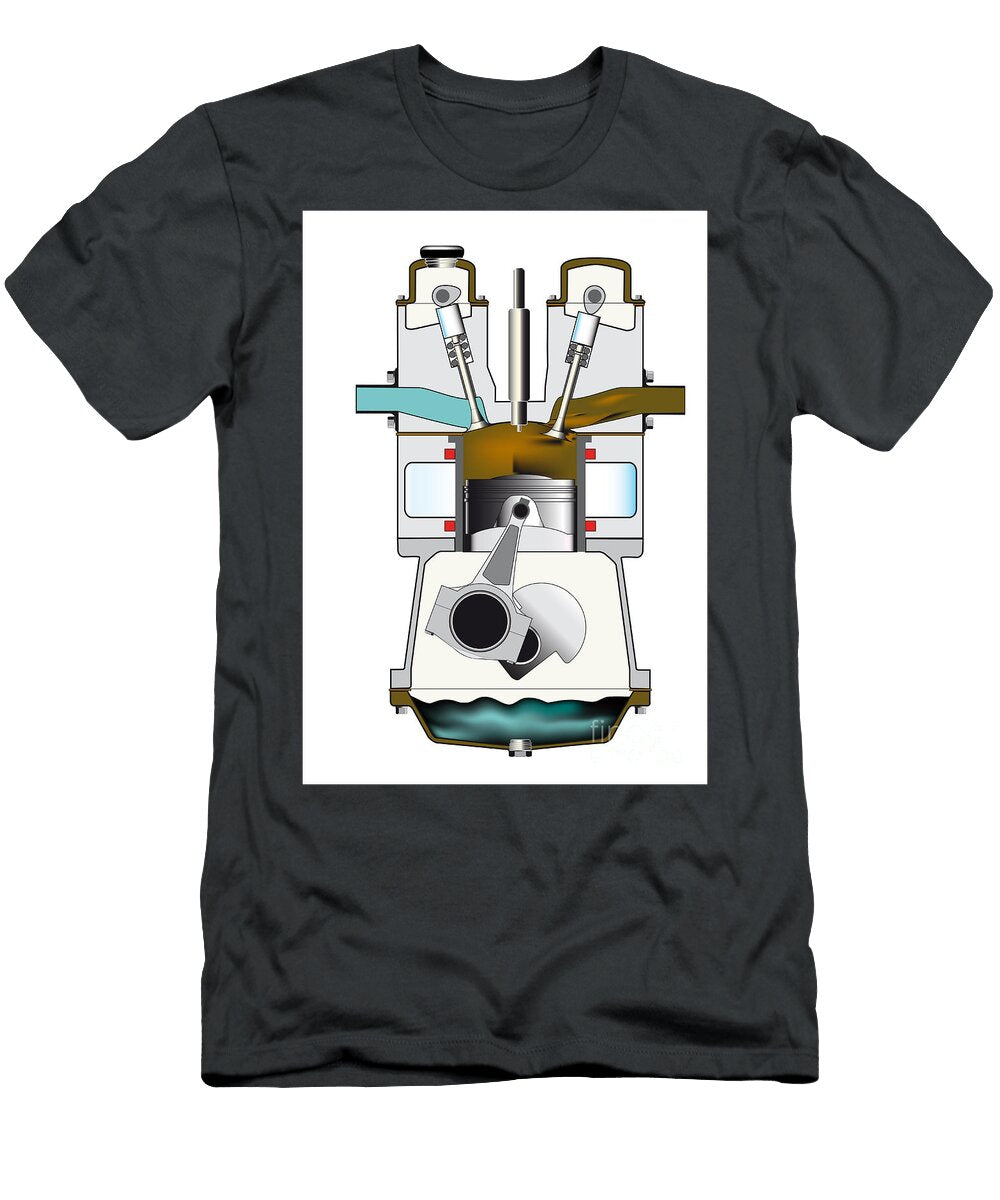 Diesel Exhaust Stroke Bigalbaloo Stock T-Shirt