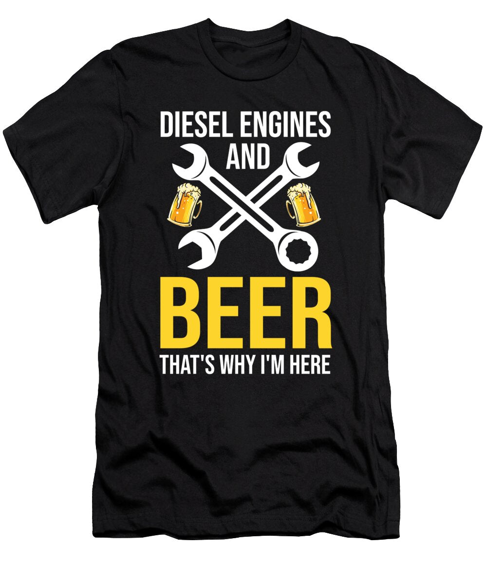 Diesel Mechanic Truck Bus Tractor Jonathan Kraske T-Shirt