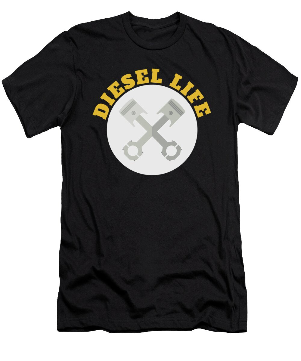 Diesel Mechanic Truck Turbo Boost Turbocharged Justus Ratzke T-Shirt
