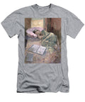 Difficult Homework Oil on Canvas Bob Brown T-Shirt
