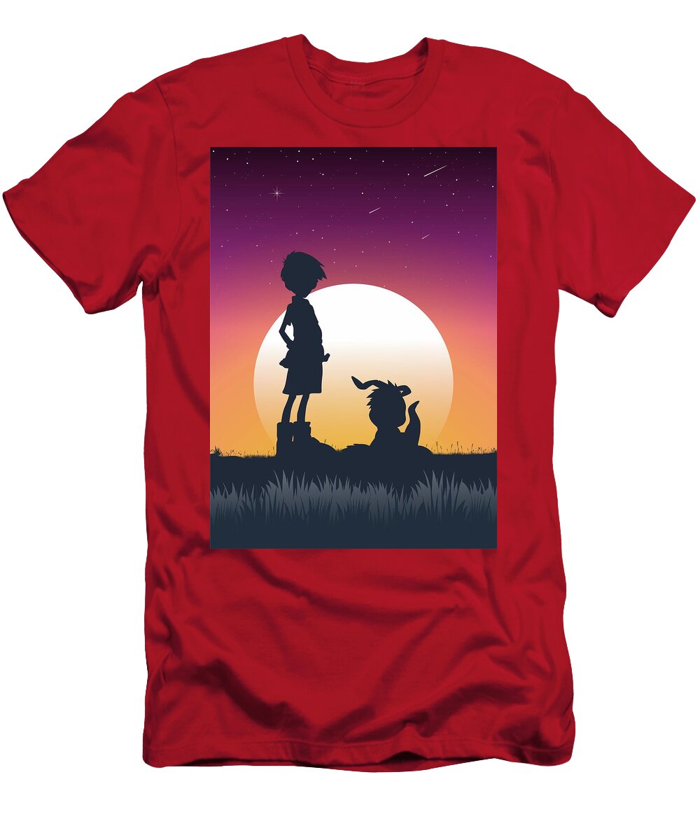 Digimon Kido Joe Gomamon Discraft Company T-Shirt