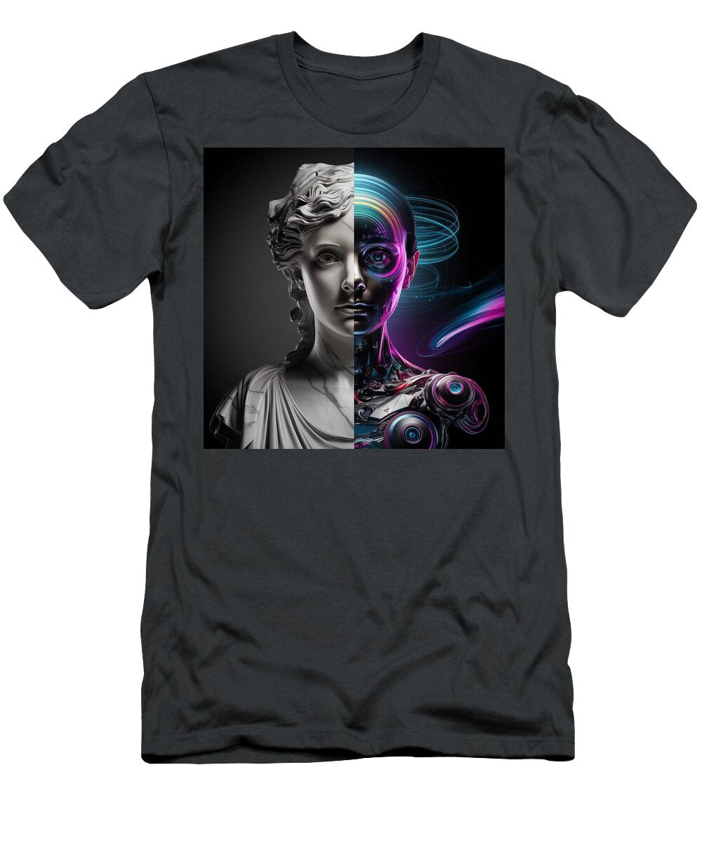 Digital Goddess Evolution Harold Bowers T-Shirt