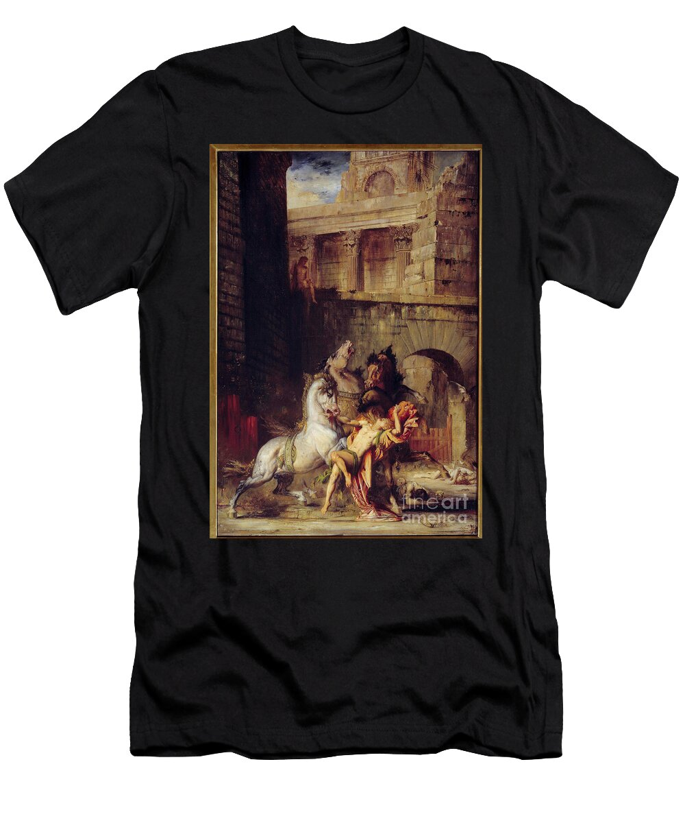 Diomede Devore By His Horses 1865 Oil on Canvas Gustave Moreau T-Shirt