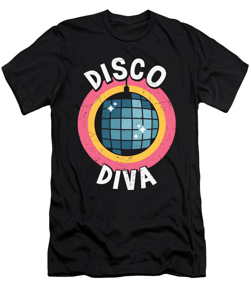 Disco Diva 80s Aesthetic and Gifts Licensed Art T-Shirt