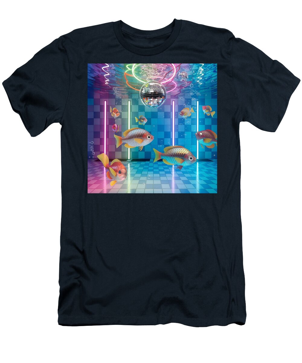 Disco Fish Tank Harold Bowers T-Shirt