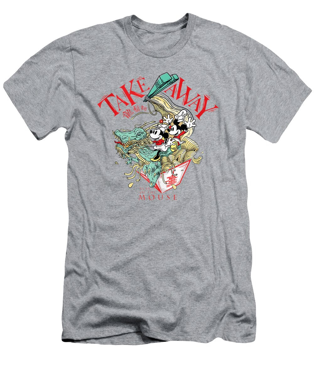 Disney Mickey and Minnie Mouse Take Away Noodles Tristx Chris T-Shirt