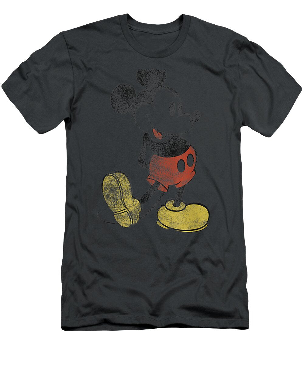 Disney Mickey Mouse Distressed Classic Pose Nafil Dakota T-Shirt