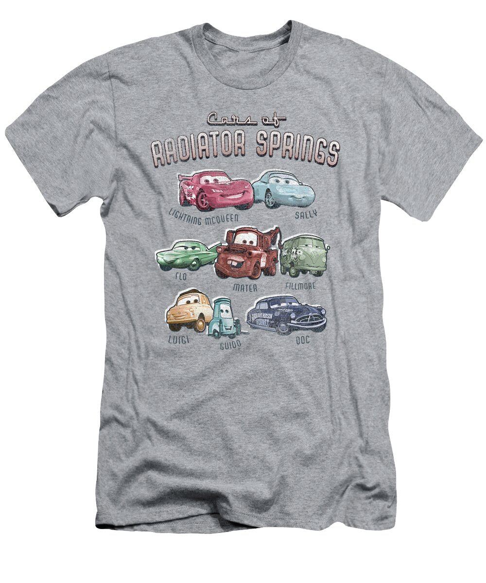 Disney Pixar Cars Cast of Radiator Springs Mateen Ryleyr T-Shirt