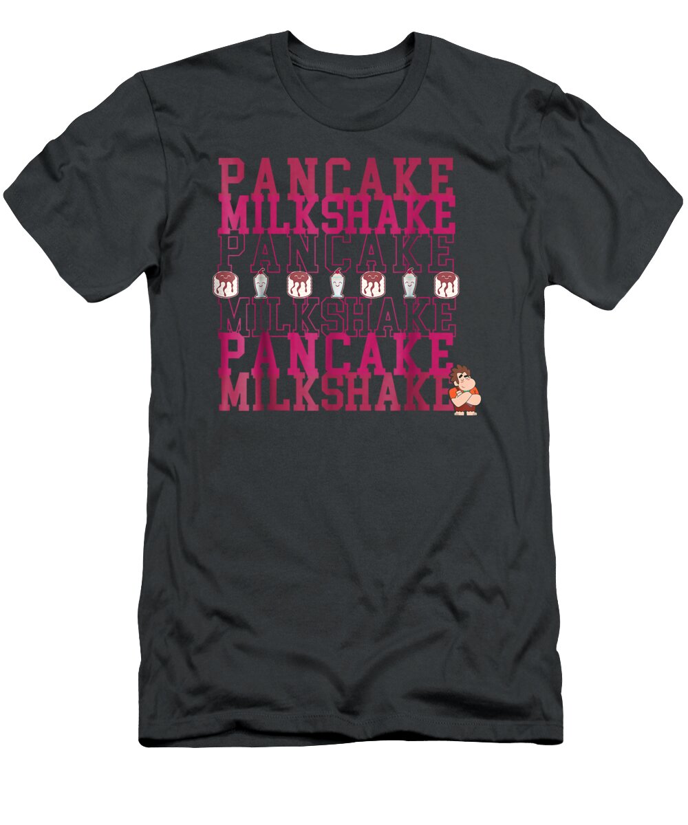 Disney Wreck It Ralph 2 Pancake Milkshake Graphic Jamiep Akvil T-Shirt