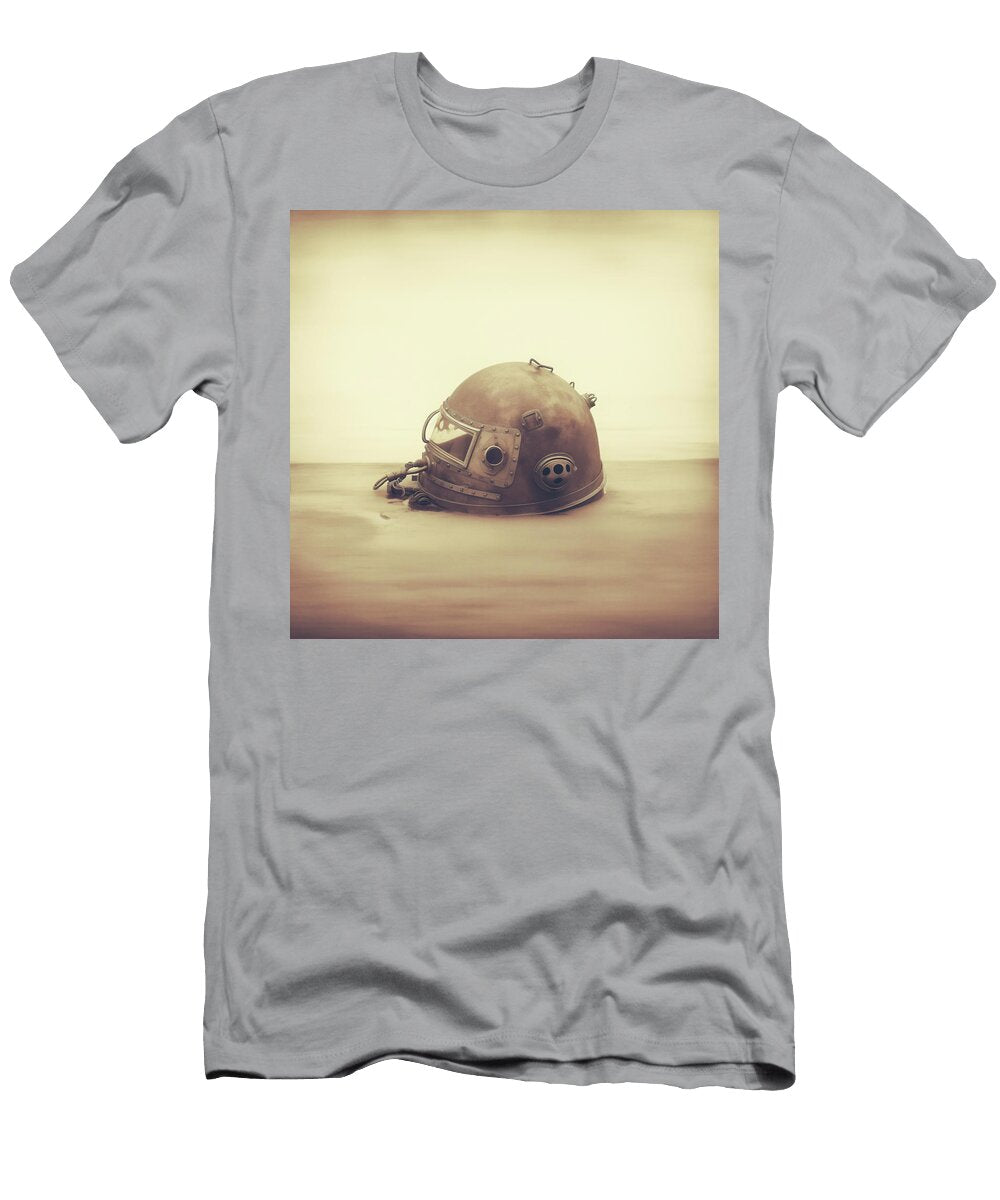 Diving Helmet on Wet Sand Yo Pedro T-Shirt