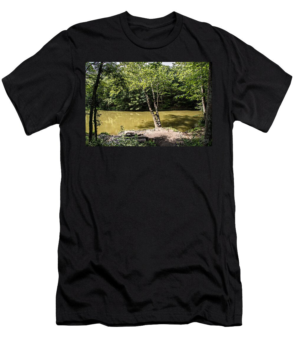 Diving Tree Along a Riverside Joshua Zaring T-Shirt