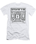 Divorces R US Is Etched in Stone on a Courthouse Theresa Mccracken T-Shirt