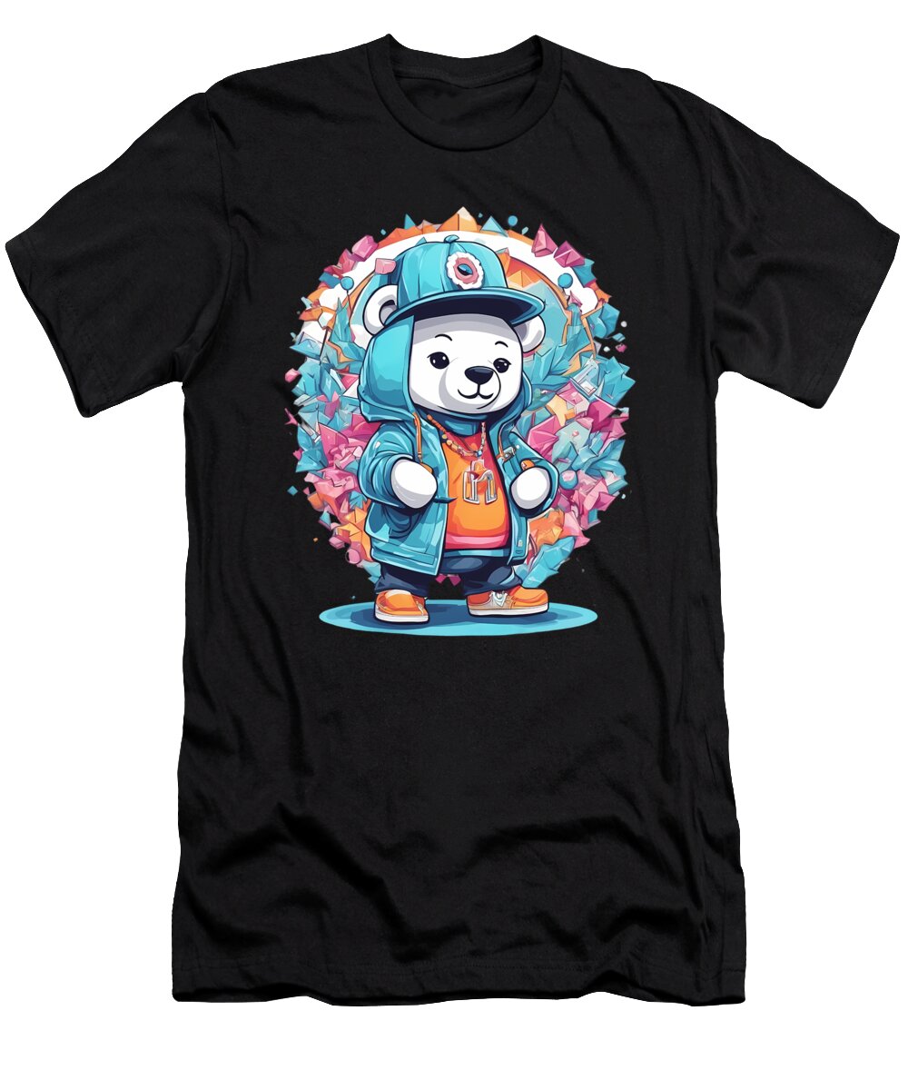 DJ Bear Anime Girl Nft T-Shirt