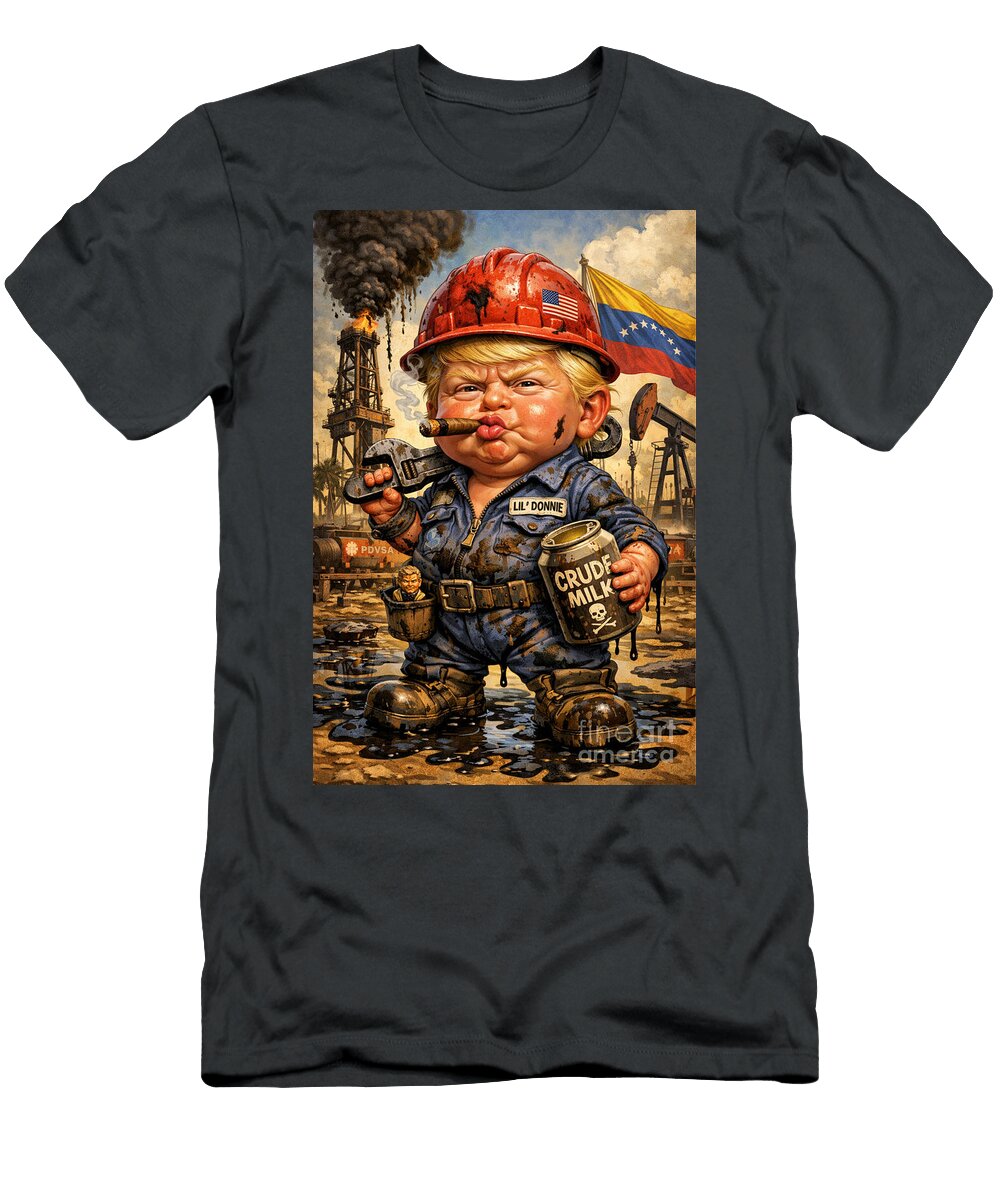 Djt Caricature 104b Antonios Valamontes T-Shirt