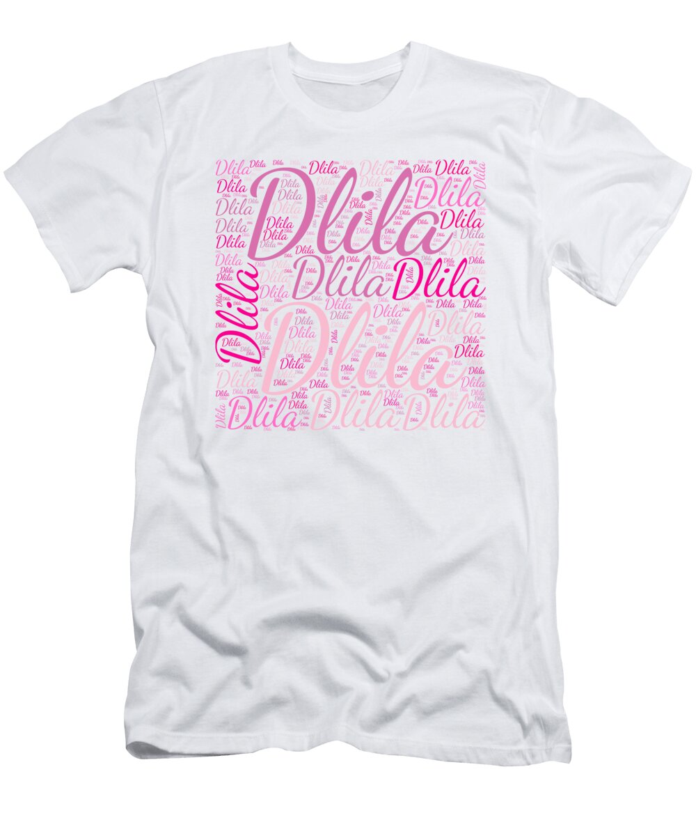 Dlila Names Without Frontiers Vidddie Publyshd T-Shirt