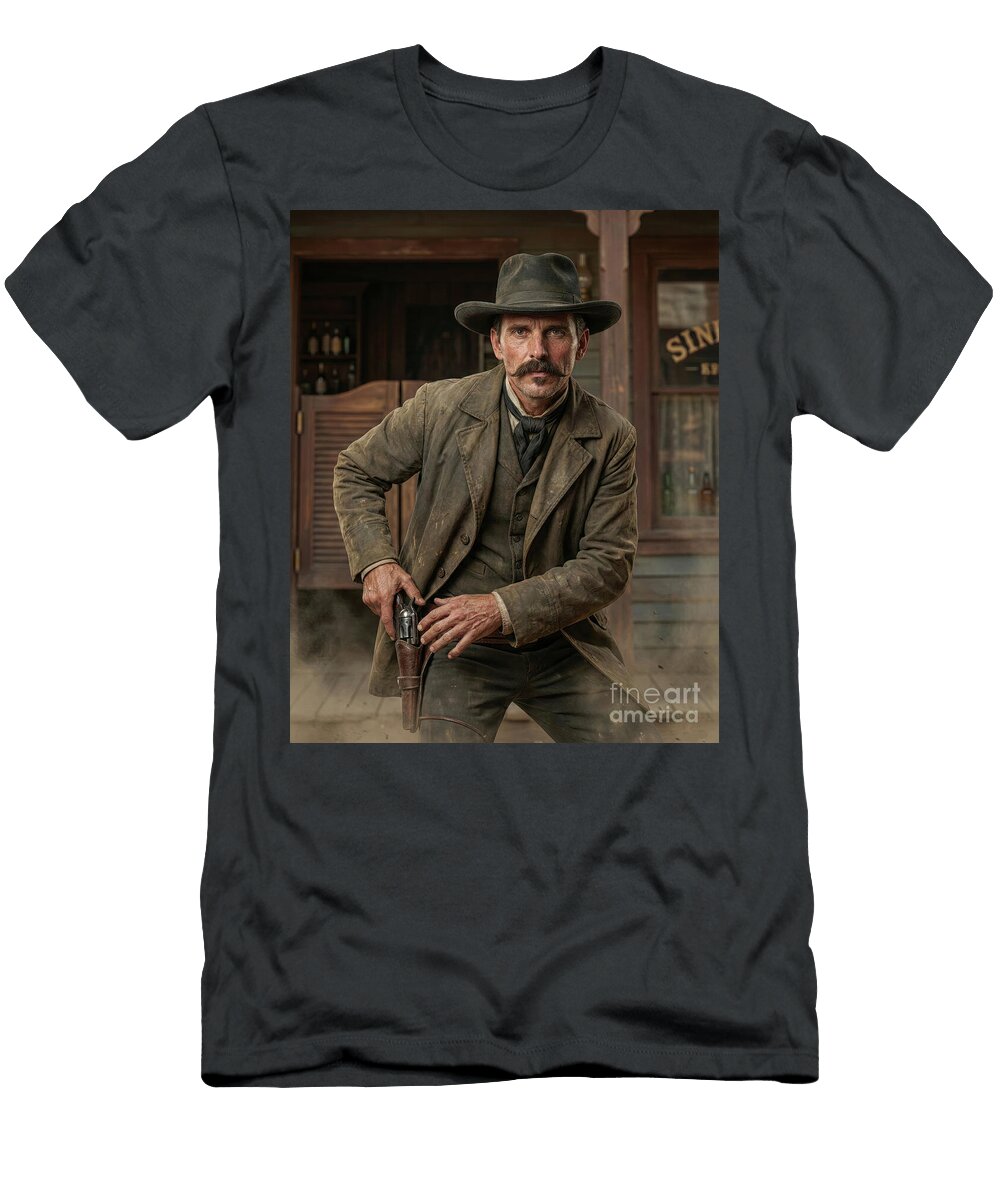 Doc Holliday the Deadly Dentist Legendary Gambler and Gunfighter Gianpiero Lauretta T-Shirt