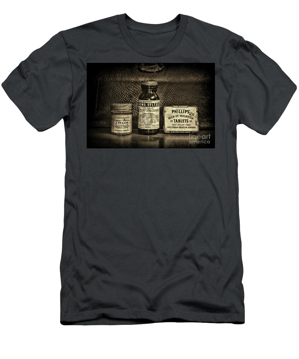 Doctor I Have an Upset Stomach Sepia Paul Ward T-Shirt