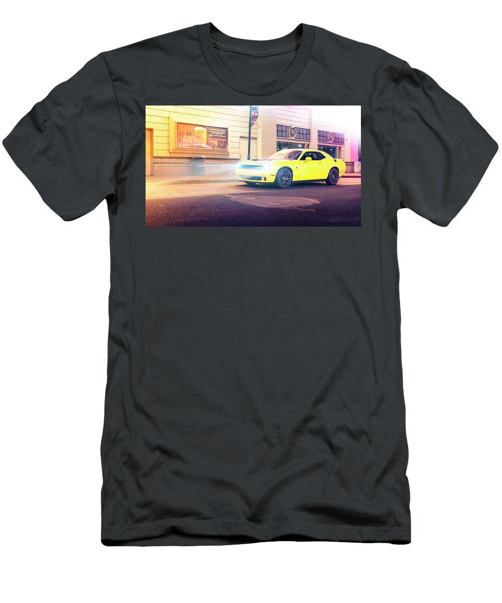 Dodge Challenger Hellcat in Reno Nevada Gabriel Sevigny T-Shirt