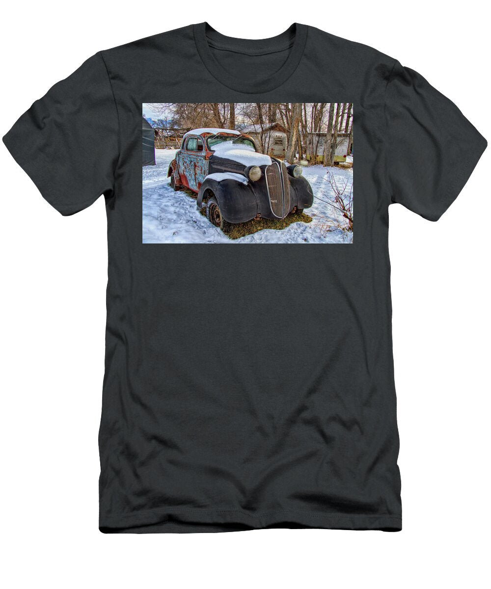 Dodge Coupe in the Snow Nick Gray T-Shirt