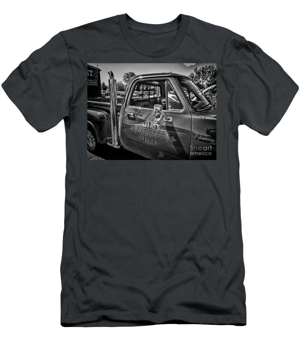 Dodge Lil Red Express Truck 2 Black and White Paul Ward T-Shirt