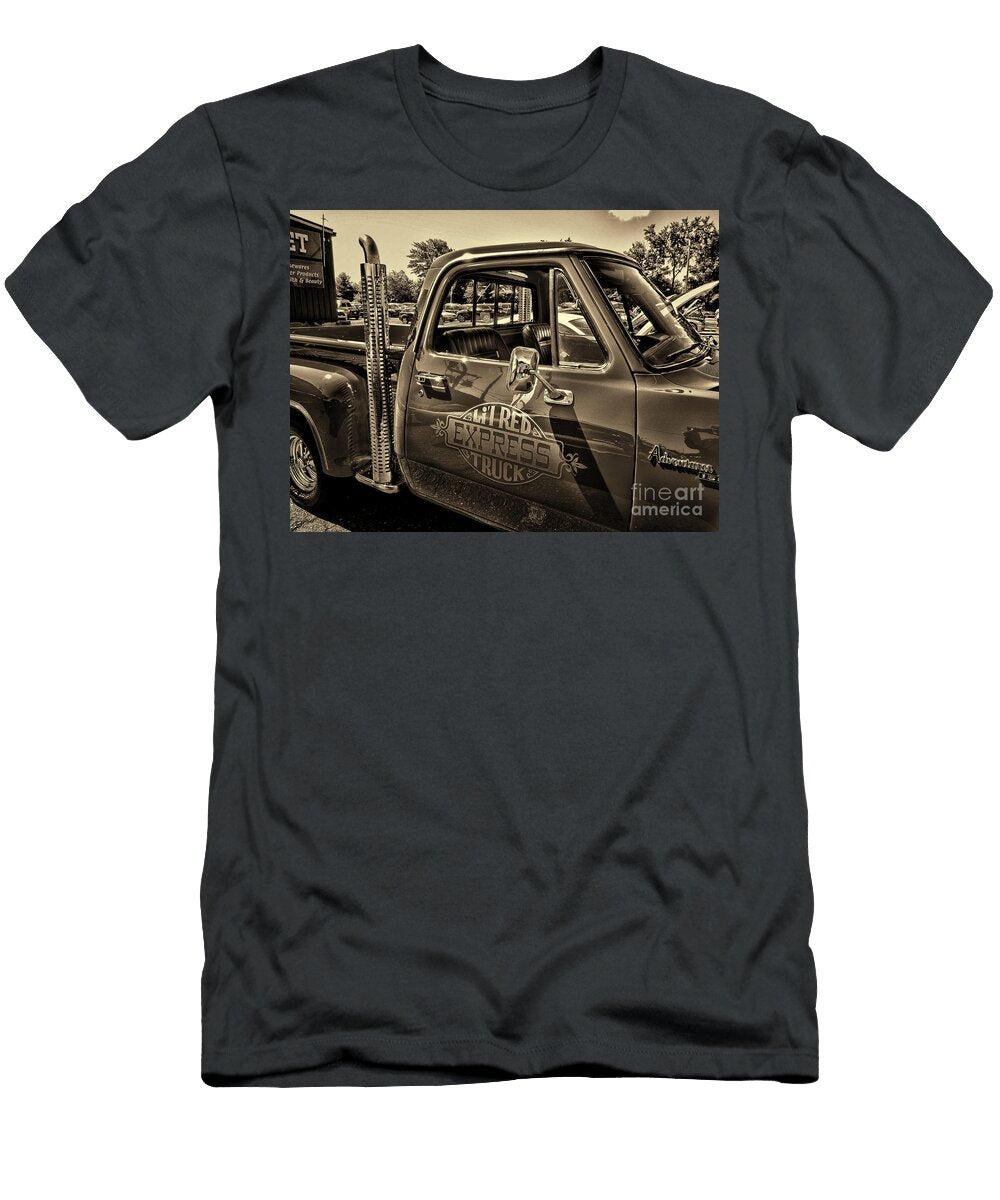 Dodge Lil Red Express Truck 2 Sepia Paul Ward T-Shirt