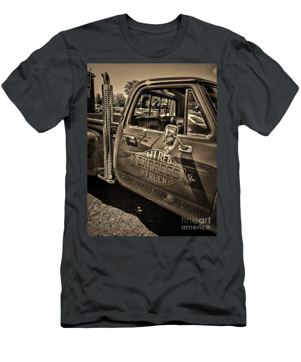 Dodge Lil Red Express Truck Sepia Paul Ward T-Shirt