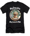 Dog Ate My Lesson Plan Labradoodle Funny Teacher Yah Lishr T-Shirt