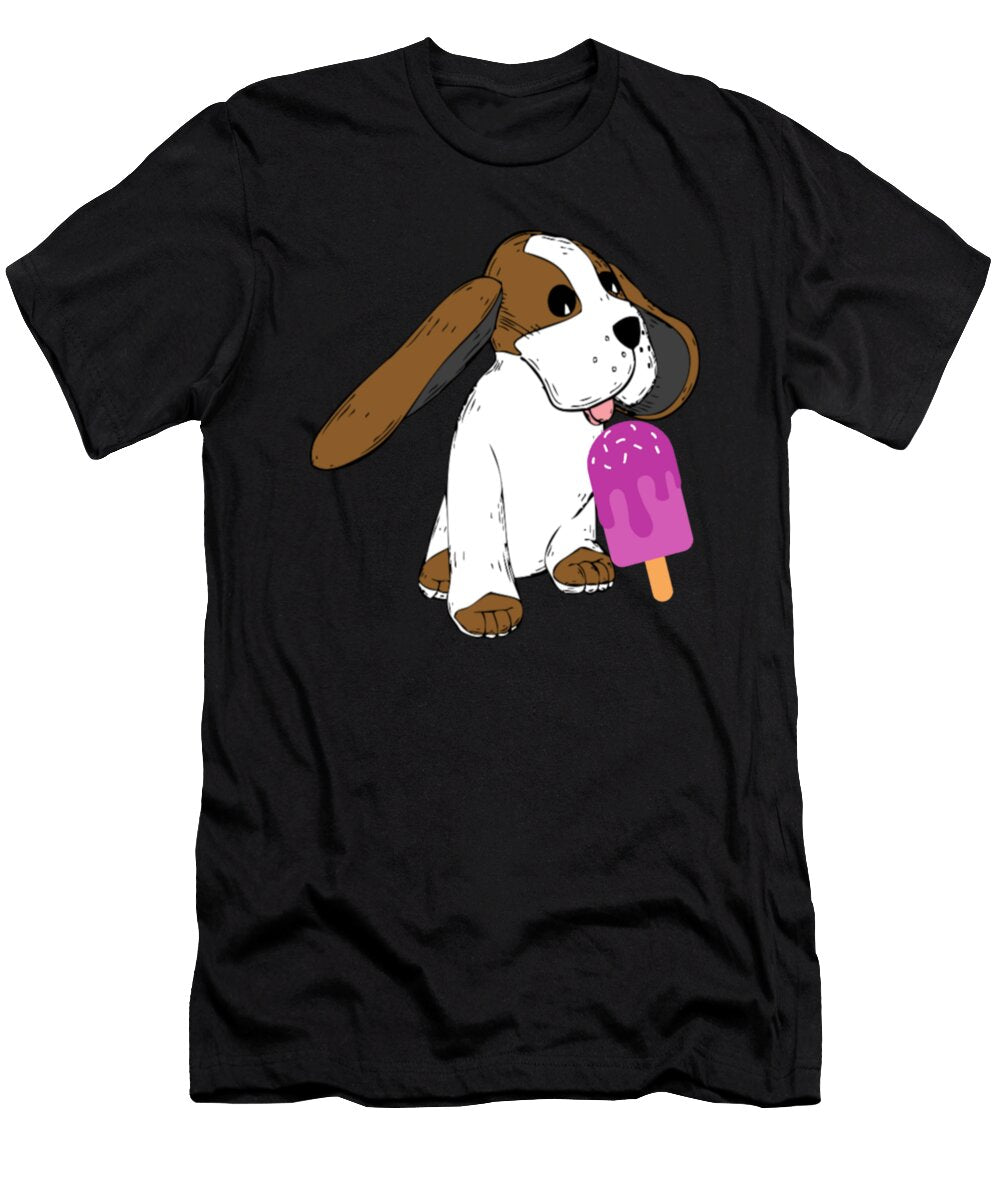 Dog Love Ice Cream Tinh Tran Le Thanh T-Shirt