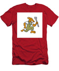 Dog Mechanic Running with Spanner Isolated Cartoon Aloysius Patrimonio T-Shirt