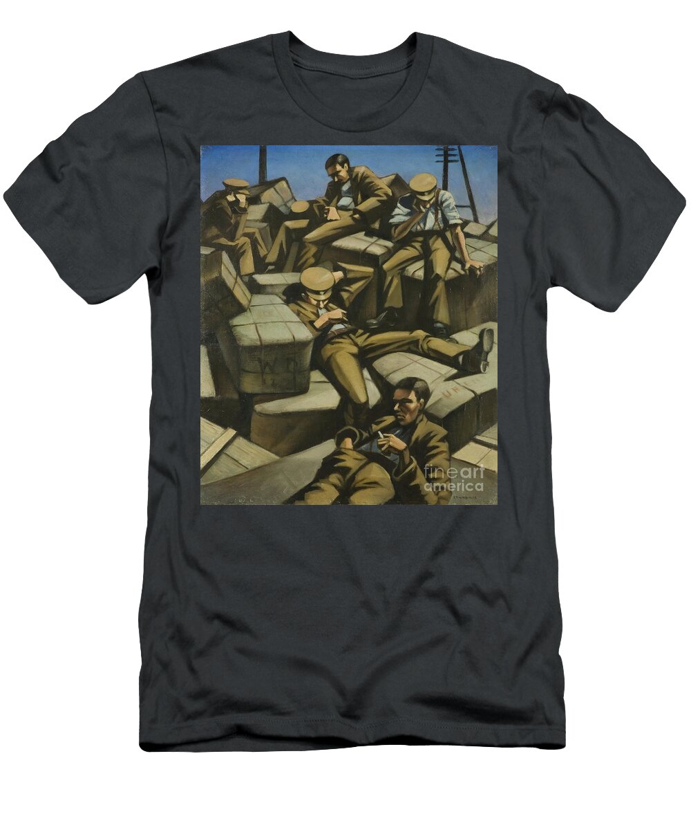 Dog Tired C1916 Christopher Richard Wynne Nevinson T-Shirt