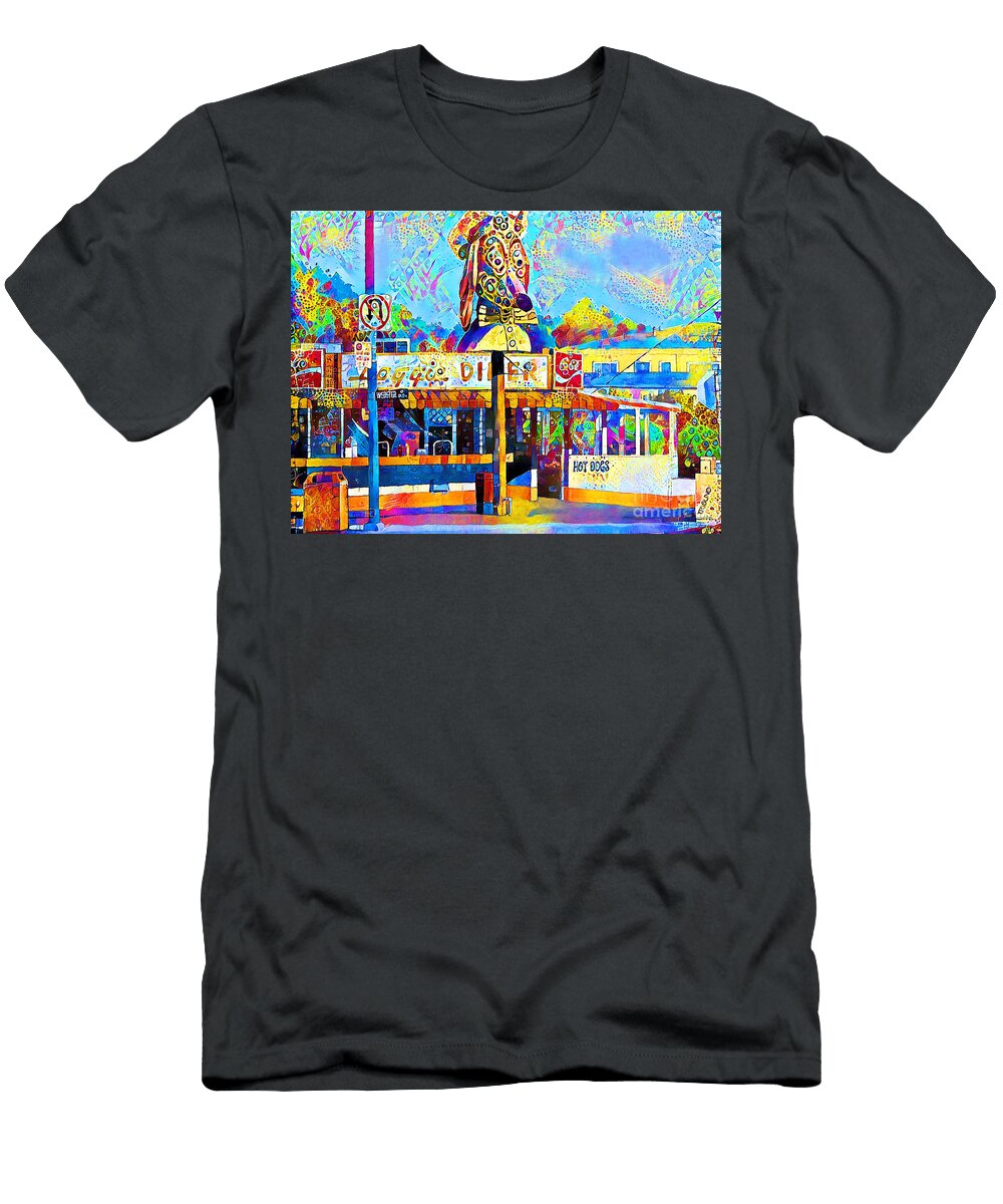 Doggie Diner in Contemporary Vibrant Happy Color Motif 20200501 San Francisco T-Shirt