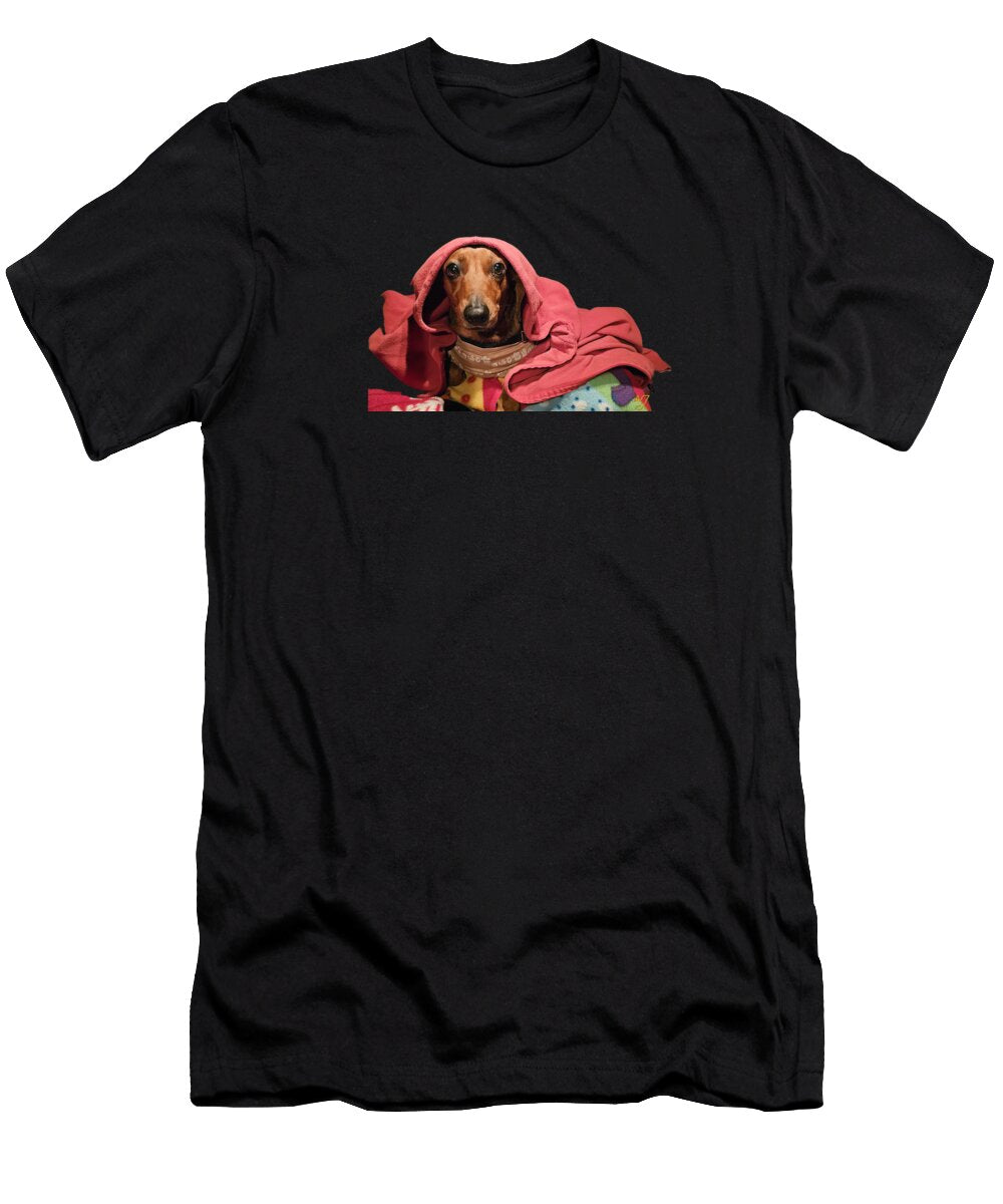 Dogo in Red Anj Pixels T-Shirt