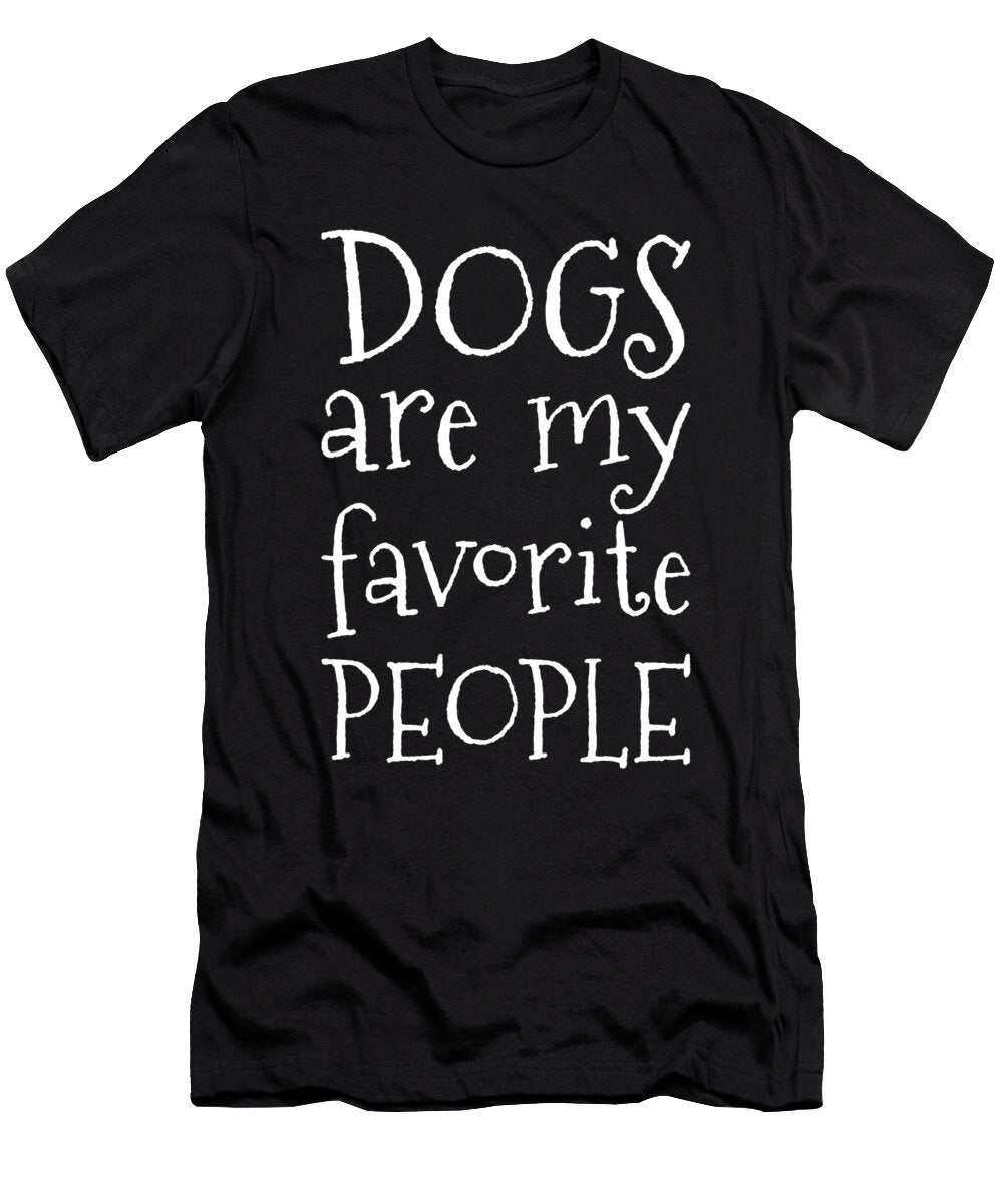 Dogs Are My Favorite People Jacob Zelazny T-Shirt