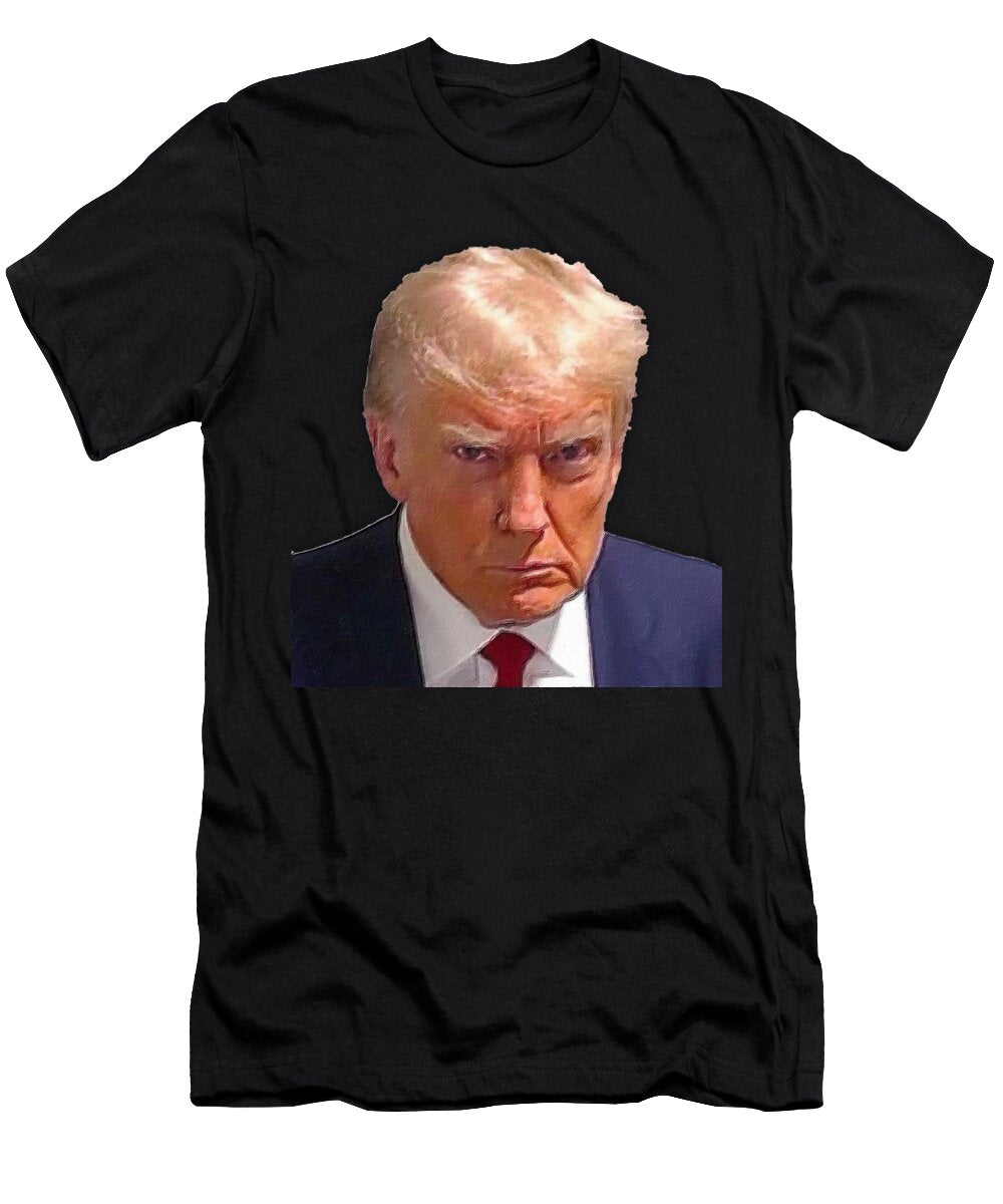 Donald Trump Mug Shot Mugshot Official Silo Tony Rubino T-Shirt