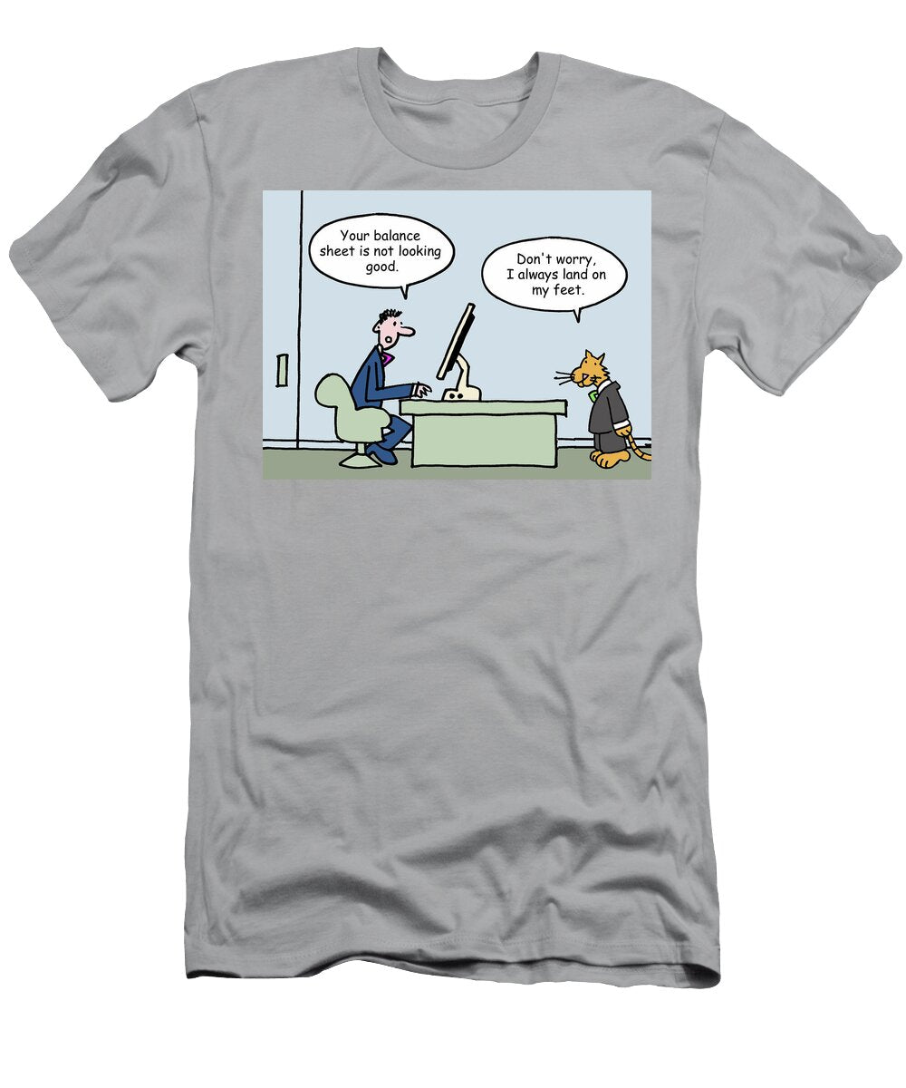 Dont Worry I Always Land on My Feet Mike Flanagan T-Shirt
