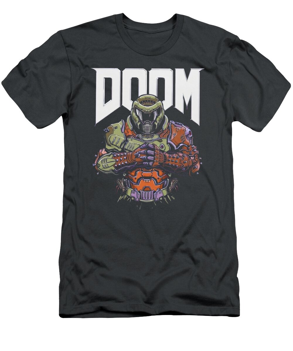 Doom Eternal Streetwear Game Slayer Skull Serenity Stephenson T-Shirt