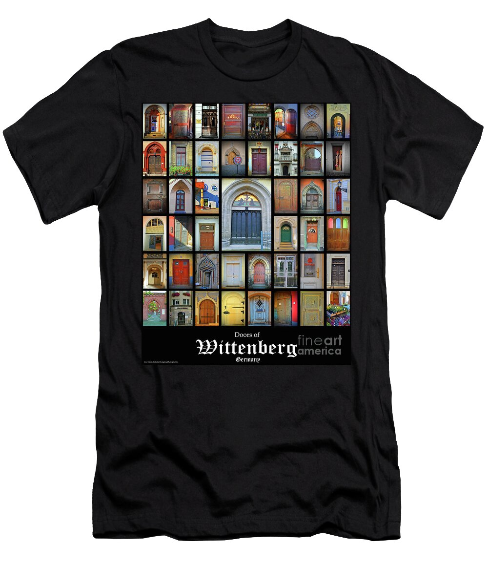 Doors of Wittenberg Germany Jost Houk T-Shirt