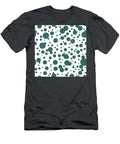 Dots Pattern 1 White Blue Ceramic Tile Pattern Surface Pattern Design Mediterranean Pattern Studio Grafiikka T-Shirt
