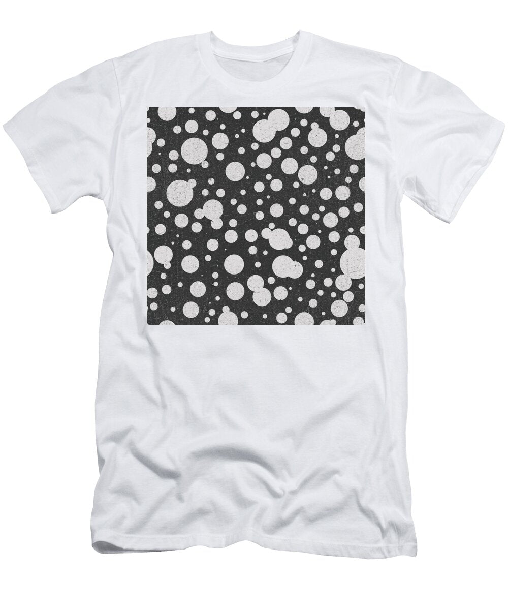 Dots Pattern 3 Black Grey Ceramic Tile Pattern Surface Pattern Design Mediterranean Pattern Studio Grafiikka T-Shirt
