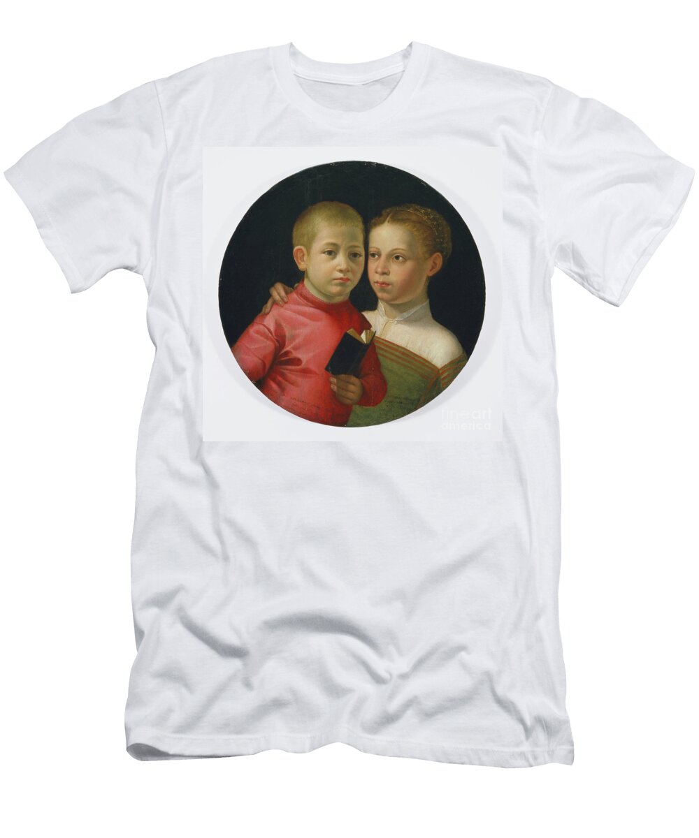 Double Portrait of a Boy and Girl of the Attavanti Family C1580 Sofonisba Anguissola T-Shirt