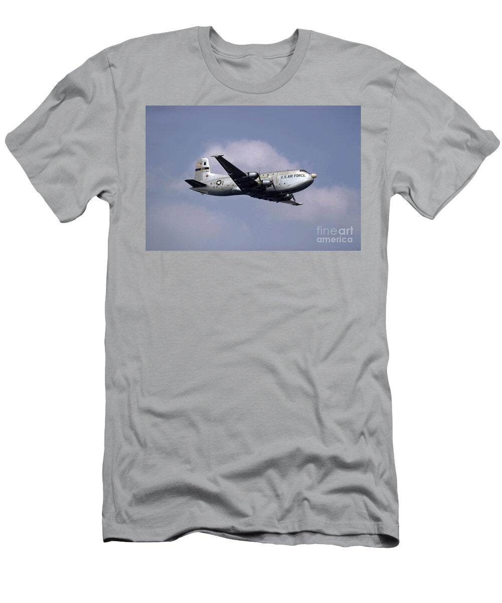 Douglas C 124 Globemaster Ii in Flight Wernher Krutein T-Shirt
